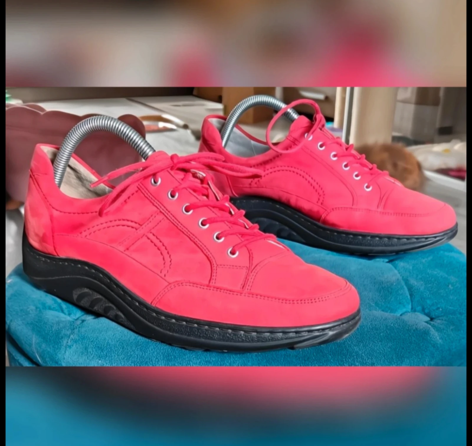 Rode comfort sneakers dames Waldläufer maat 40.5